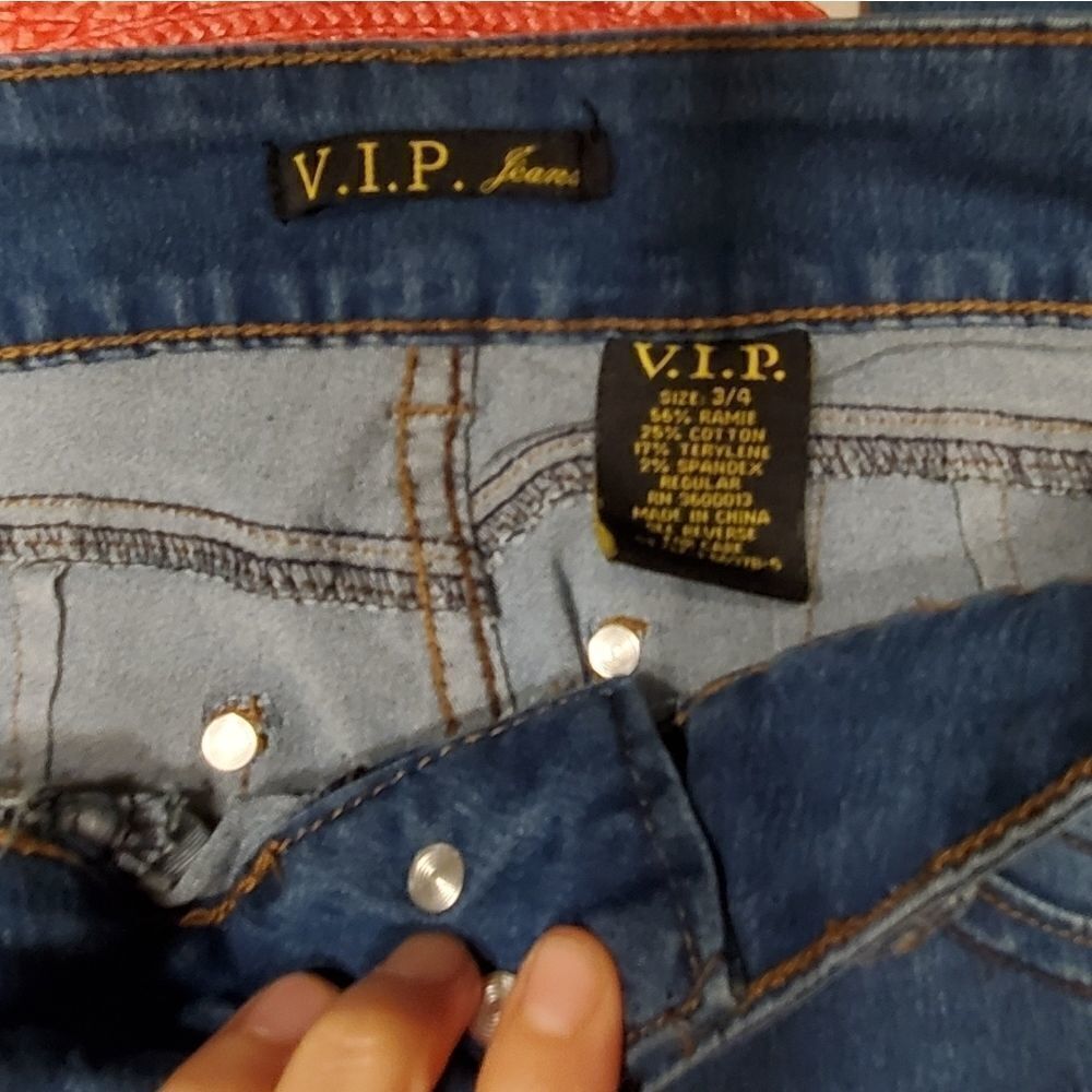 V.I.P. Blue Skinny Ripped
Jeans - Picture 5 of 6
